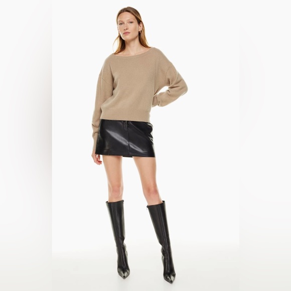 Babaton Session Luxe Cashmere Sweater, Size XS, Colour Gold Camel - Picture 3 of 6